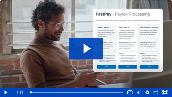 Plan Sponsor experience video snapshot